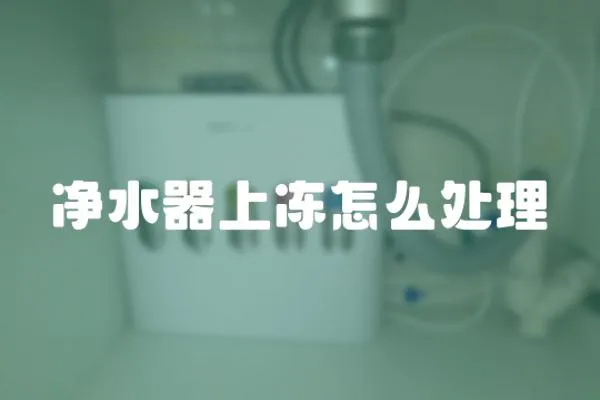 凈水器上凍怎么處理