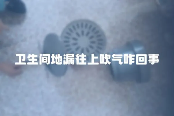 衛(wèi)生間地漏往上吹氣咋回事