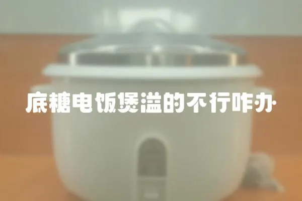 底糖电饭煲溢的不行咋办