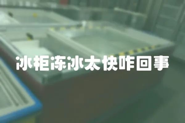 冰柜凍冰太快咋回事
