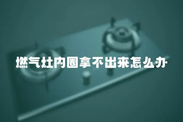 燃?xì)庠顑?nèi)圈拿不出來怎么辦