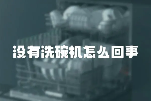 沒有洗碗機(jī)怎么回事