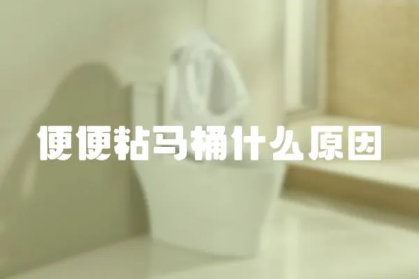 便便粘馬桶什么原因