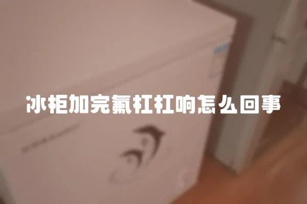 冰柜加完氟杠杠響怎么回事