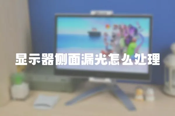 顯示器側面漏光怎么處理