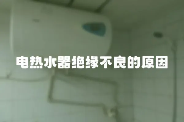 電熱水器絕緣不良的原因