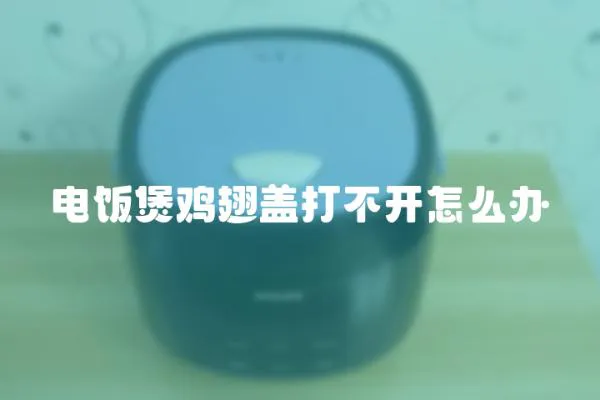 電飯煲雞翅蓋打不開怎么辦