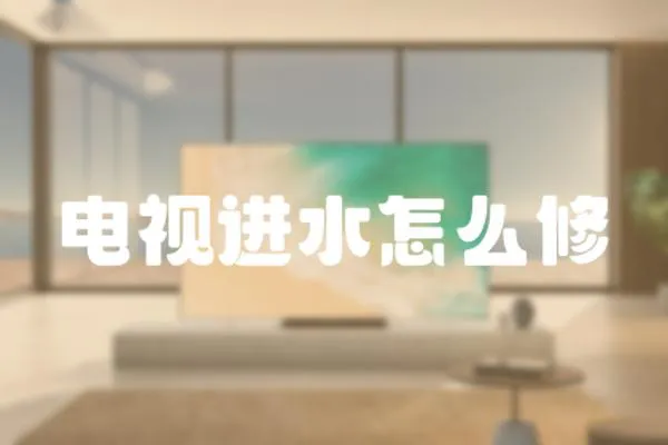 電視進(jìn)水怎么修