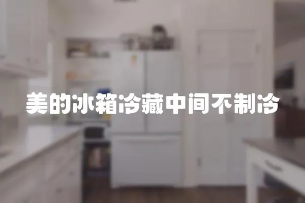 美的冰箱冷藏中間不制冷