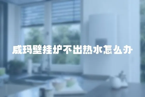 威瑪壁掛爐不出熱水怎么辦