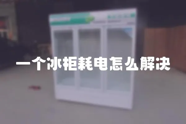 一個冰柜耗電怎么解決