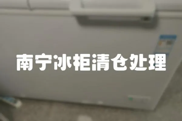 南寧冰柜清倉處理