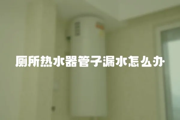 廁所熱水器管子漏水怎么辦