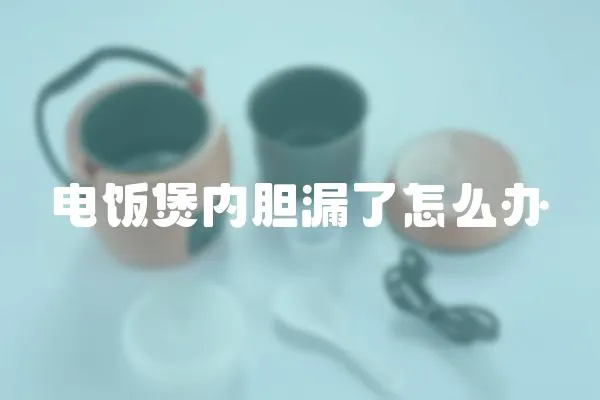 電飯煲內(nèi)膽漏了怎么辦
