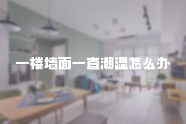 一樓墻面一直潮濕怎么辦