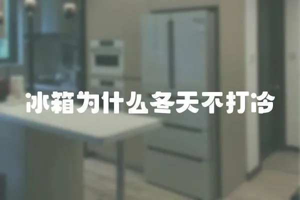 冰箱為什么冬天不打冷