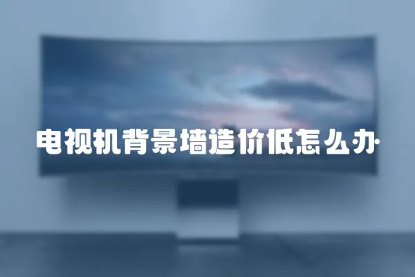 電視機背景墻造價低怎么辦