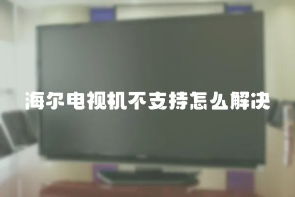海爾電視機不支持怎么解決