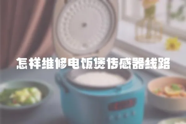 怎樣維修電飯煲傳感器線路