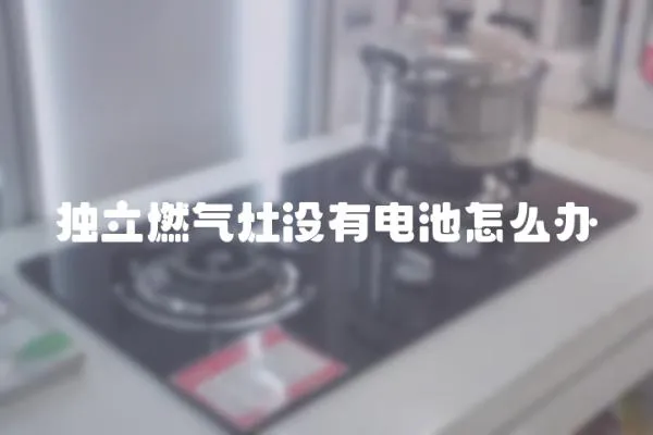 獨立燃氣灶沒有電池怎么辦