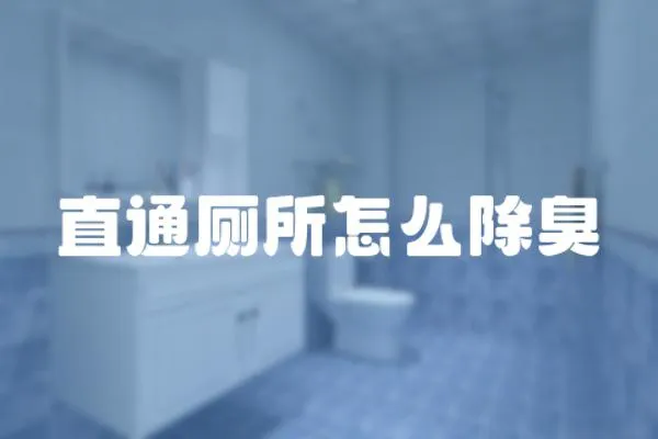 直通廁所怎么除臭