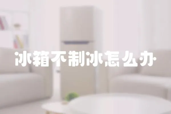 冰箱不制冰怎么辦