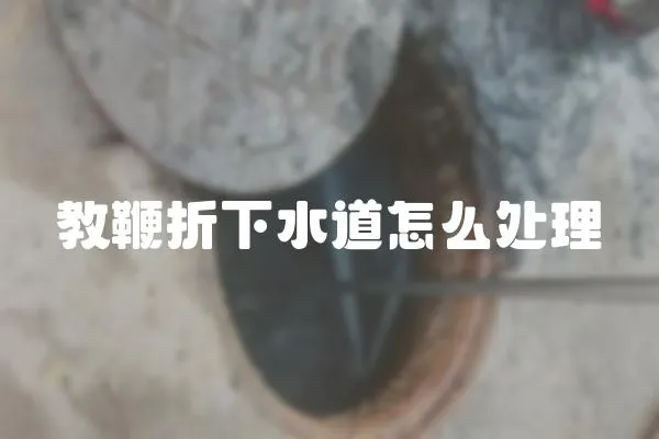 教鞭折下水道怎么處理