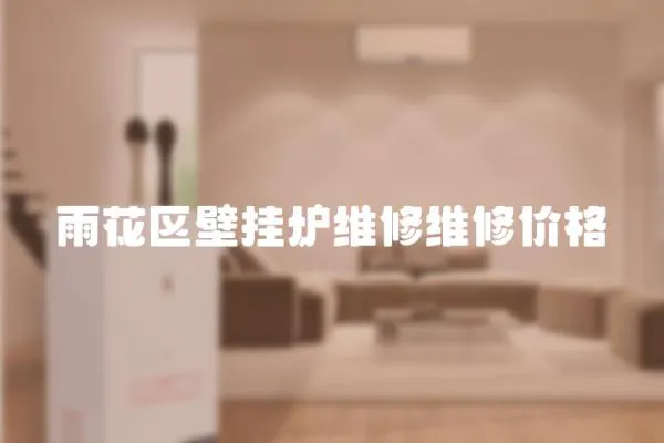 雨花區壁掛爐維修維修價格