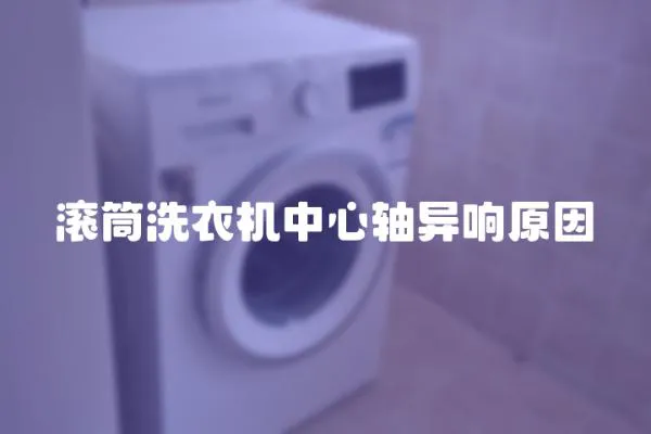滾筒洗衣機(jī)中心軸異響原因