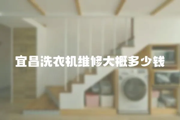 宜昌洗衣機維修大概多少錢