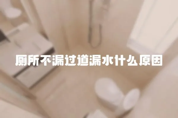 廁所不漏過(guò)道漏水什么原因