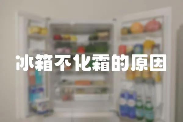 冰箱不化霜的原因