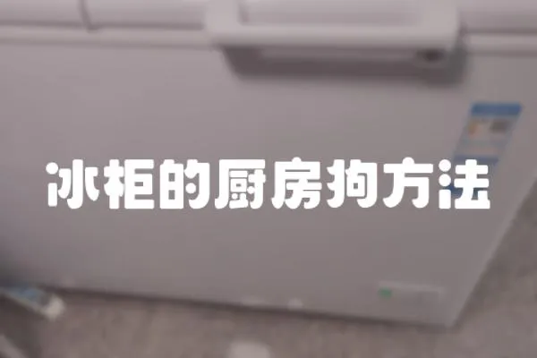 冰柜的廚房狗方法