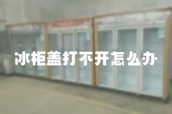 冰柜蓋打不開怎么辦