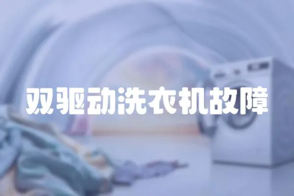 雙驅動洗衣機故障