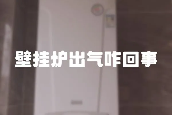 壁掛爐出氣咋回事