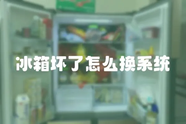 冰箱壞了怎么換系統