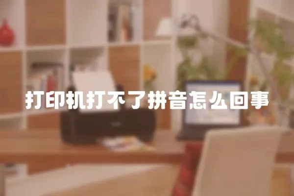 打印機打不了拼音怎么回事