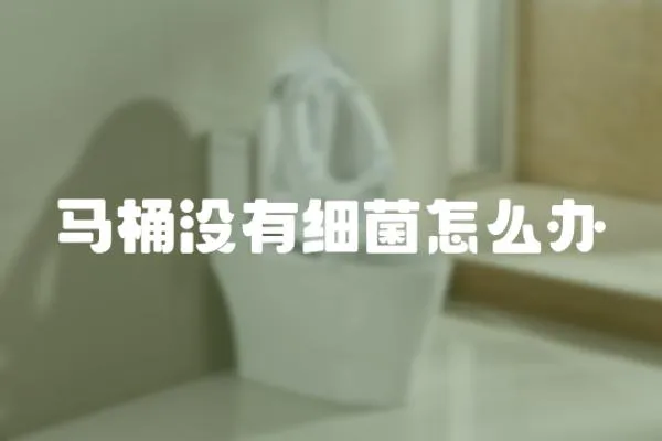 馬桶沒有細菌怎么辦