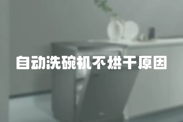 自動洗碗機不烘干原因
