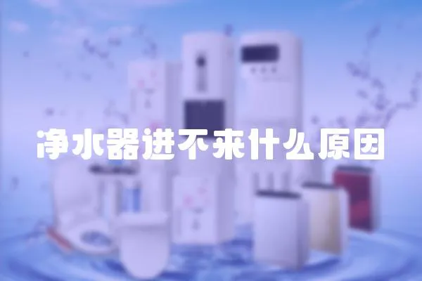 凈水器進(jìn)不來(lái)什么原因