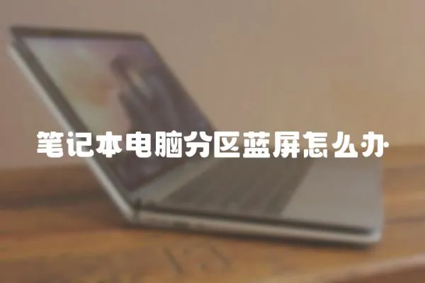 筆記本電腦分區藍屏怎么辦