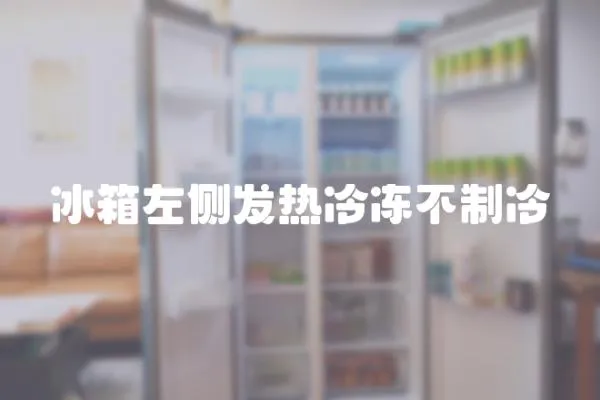 冰箱左側發熱冷凍不制冷