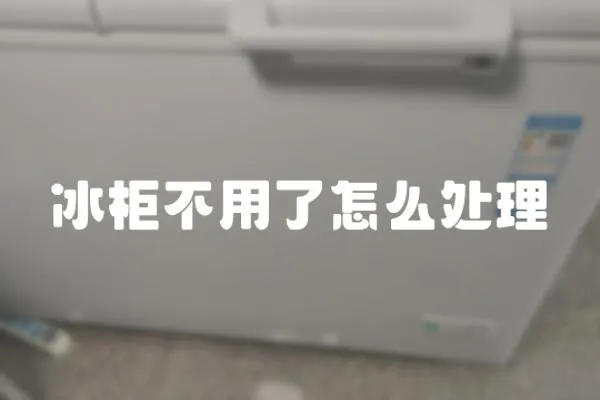 冰柜不用了怎么處理