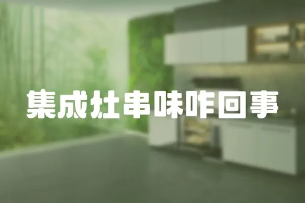 集成灶串味咋回事