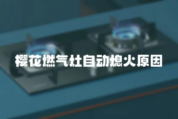 櫻花燃?xì)庠钭詣?dòng)熄火原因