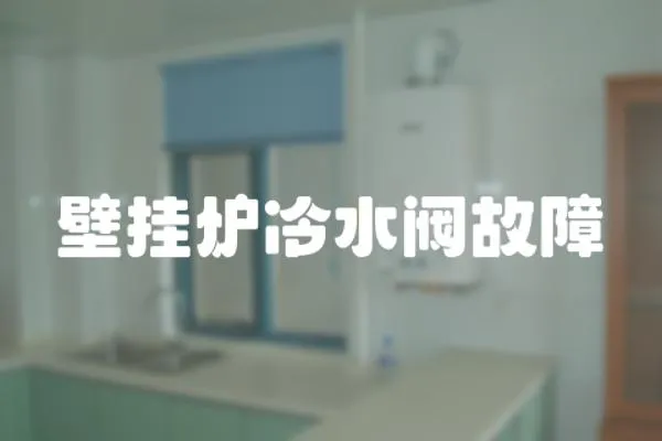 壁掛爐冷水閥故障