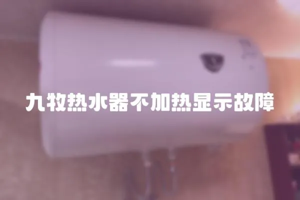九牧熱水器不加熱顯示故障