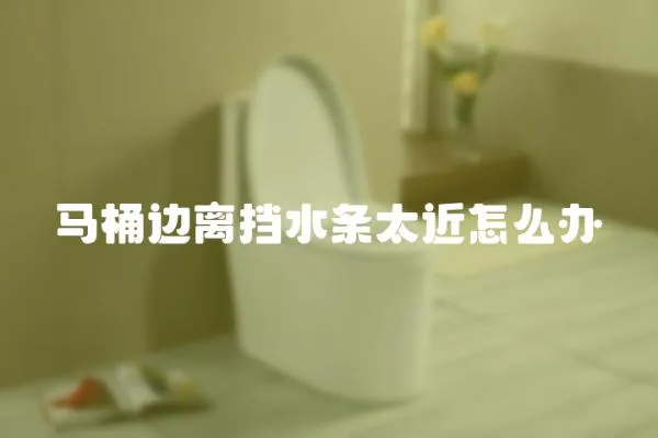馬桶邊離擋水條太近怎么辦