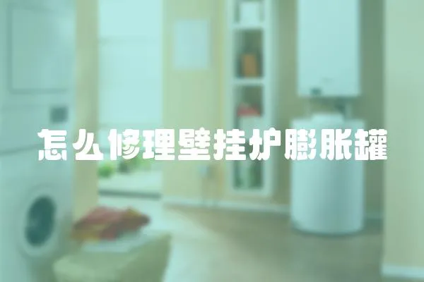 怎么修理壁掛爐膨脹罐